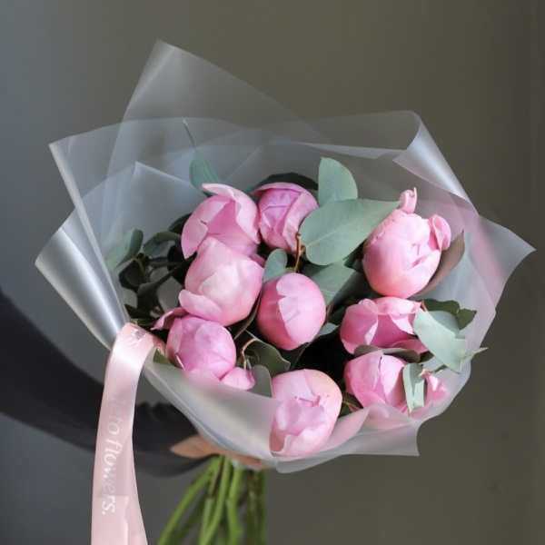 Fuchsia Peony - 9 пионов