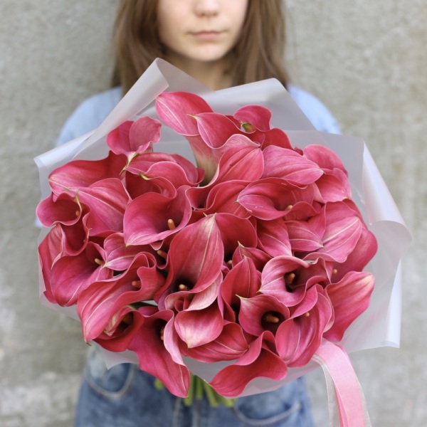 Pink Calla Lily - 39 калл