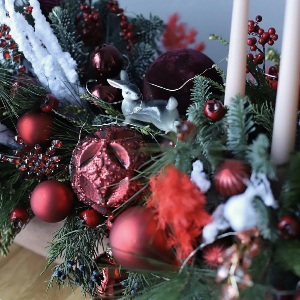 “New Year wooden box 'Lingonberry'”