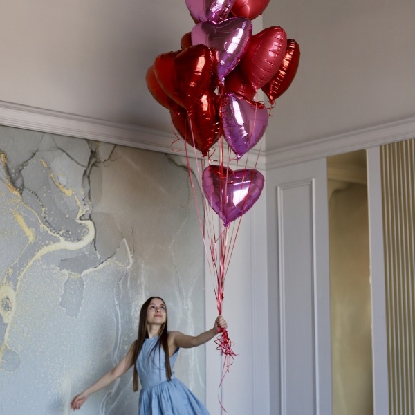 Set of balloons "Hearts"