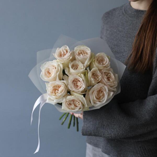White Ohara Rose - 11 роз