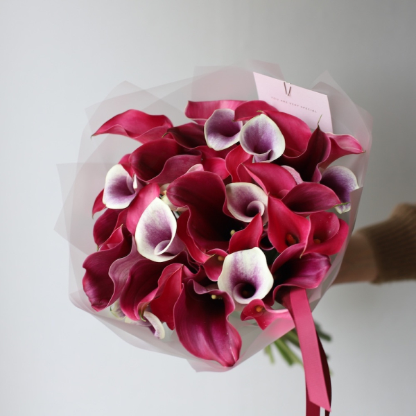 Mixed color Calla Lilies - 39 калл