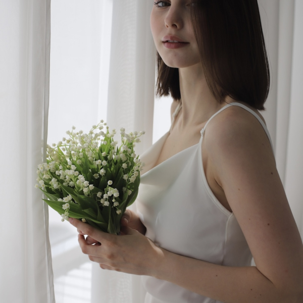 Bridal bouquet of Lilies of the Valley - Размер M