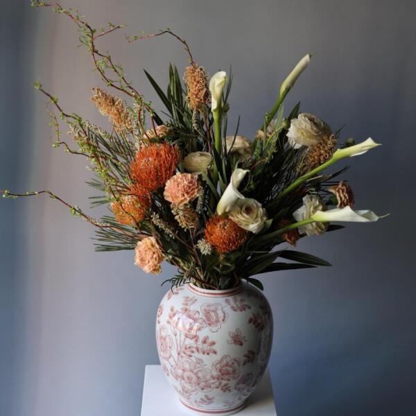 Flower subscription "In a vase" (4 deliveries) - Размер XL