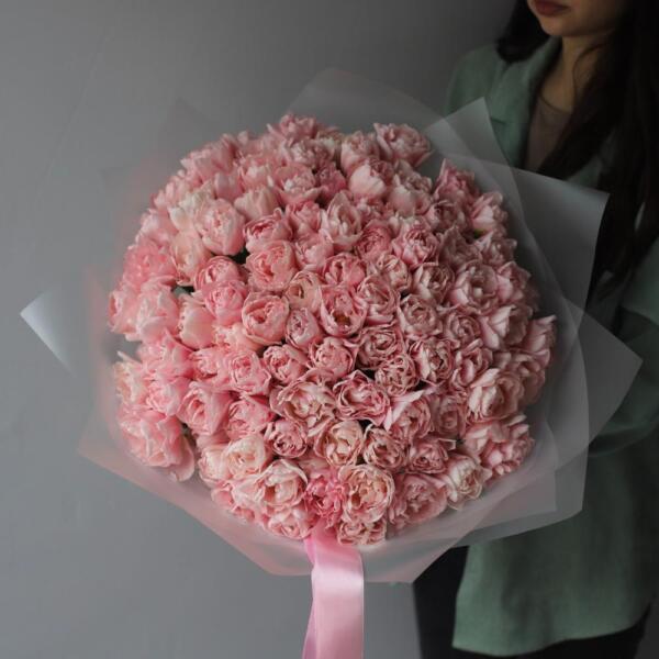 Pink Tulips Dreamer - 99 тюльпанов
