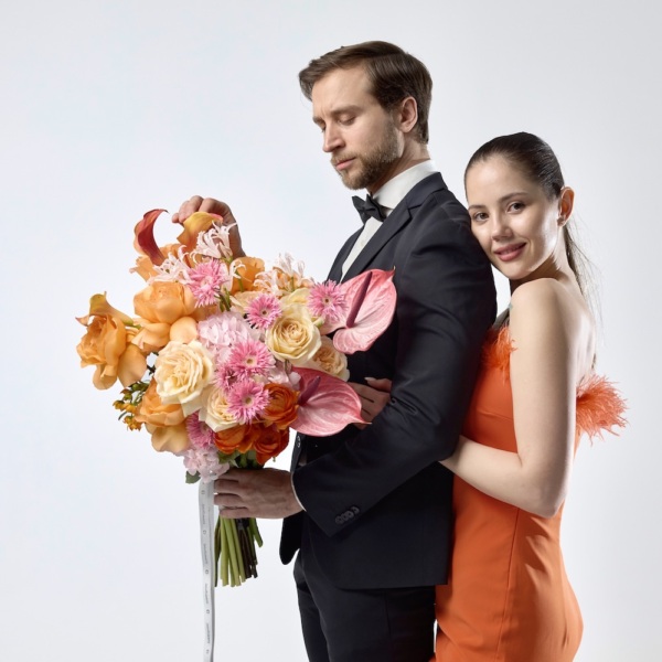 Signature bouquet 'Love & Carrots' - Размер L