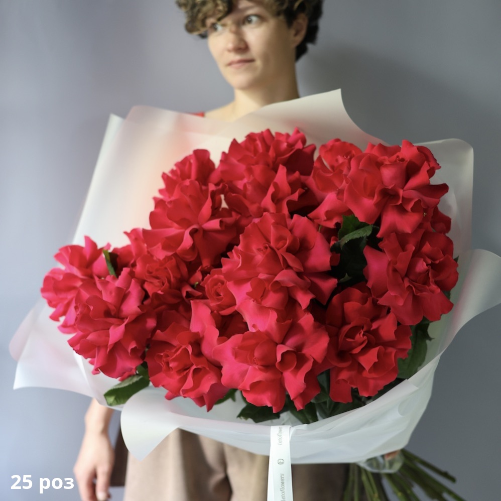 Bouquet of roses "Raspberry sherbet" Bouquet of roses "Raspberry sherbet" -  25 роз