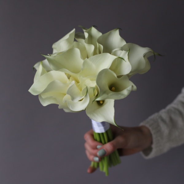 Bridal bouquet of Calla Lilies - Размер S