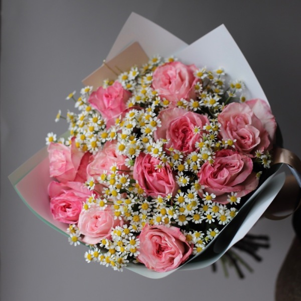 O'hara garden roses with Chamomile - Размер S 