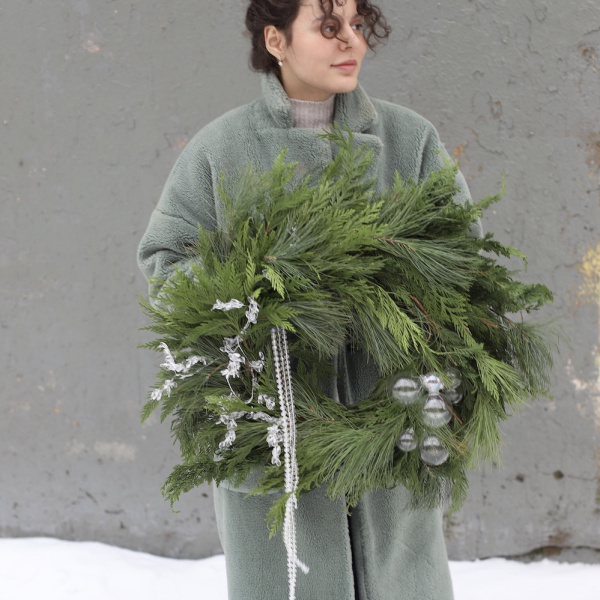 “Christmas wreath 'Spring drops'”