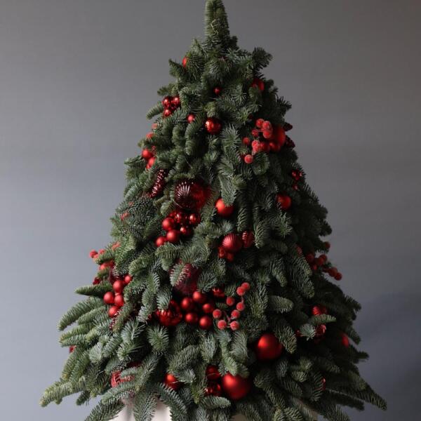 Christmas tree in the "Red Velvet"  -  75 см