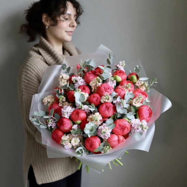 Peony with Stock - Размер XL