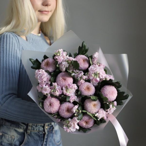 Chrysanthemum with Spray Stock - Размер S