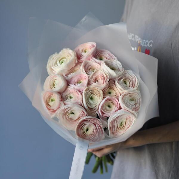 Light-Pink Ranunculus - 19 ранункулюсов