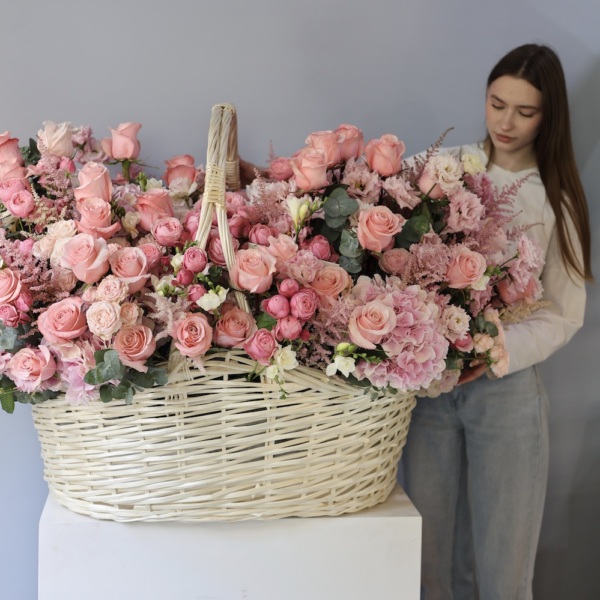 Pink Signature basket -  Размер 4XL 