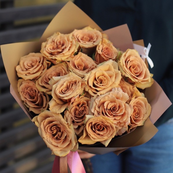 Toffee Garden Rose - 15 роз