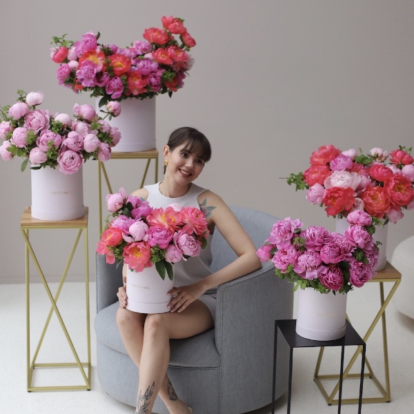 Flower set of peonies "High summer" - Размер M