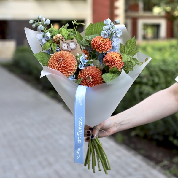 Bouquet for student "Kesha parrot" - Размер XS